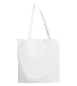 Plátěná taška s dlouhým uchem – bílá / snowwhite