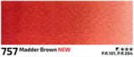 Akvarelová barva Rosa 2,5ml – 757 madder brown