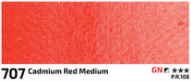 Akvarelová barva Rosa 2,5ml – 707 cadmium red medium