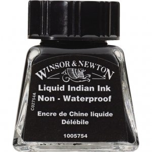 Tuš Winsor&Newton 14ml - 754 Liquid Indian Ink