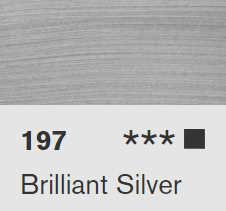 Akrylová barva Lascaux 45ml – 197 Brilliant silver