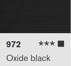 Akryl Lascaux Studio 250ml – 972 Oxide black