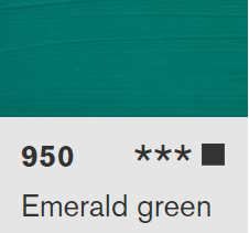 Akryl Lascaux Studio 250ml – 950 Emerald green deep