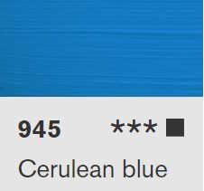 Akryl Lascaux Studio 250ml – 945 Cerulean blue