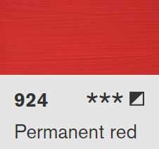 Akryl Lascaux Studio 250ml – 924 Permanent red deep