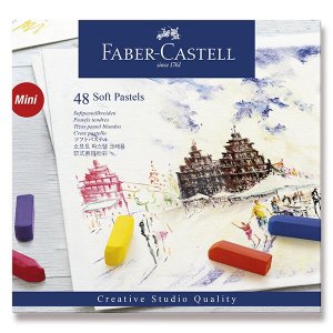 Suché pastely Faber-Castell mini 48ks