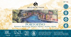 Akvarelový blok Magnani Portofino 12x23cm 300g 100% bavlna