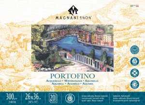 Akvarelový blok Magnani Portofino 26x36cm 300g 100% bavlna