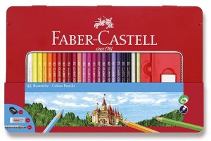 Pastelky Faber-Castell 48ks v plechové kazetě