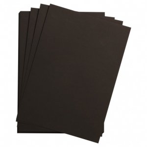 Černý akvarelový papír Fontaine 56x76cm bavlna 300g
