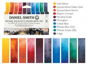 Sada akvarelových barev DS 10x5ml Michael Solovyev‘s Master set