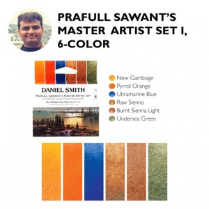 Sada akvarelových barev DS 6x5ml Prafull Sawant Master set