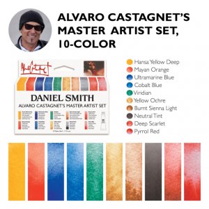 Sada akvarelových barev DS 10x5ml Alvaro Castagnet Master set