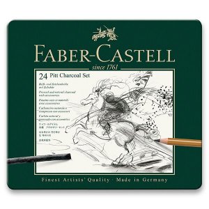 Kreslířská sada Faber-Castell Charcoal 24ks