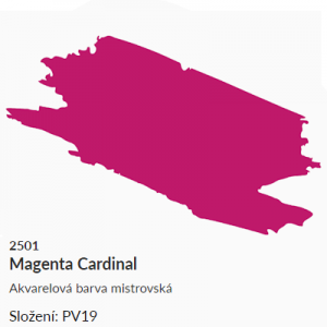 Akvarelová barva Umton 2,6ml – 2501 magenta cardinal