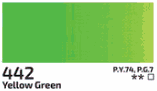 Akrylová barva Rosa 75ml – 442 yellow green
