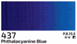 Akrylová barva Rosa 75ml – 437 phthalocyanine blue