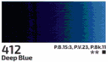 Akrylová barva Rosa 75ml – 412 deep blue