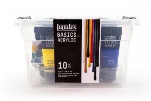 Sada akrylových barev Liquitex Basics Box 9x75ml