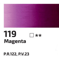 Olejová barva Rosa 45ml – 119 magenta permanent