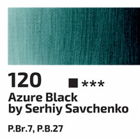 Olejová barva Rosa 45ml – 120 azure black