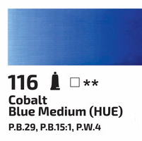 Olejová barva Rosa 45ml – 116 cobalt medium blue