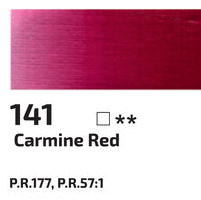Olejová barva Rosa 45ml – 141 carmine red