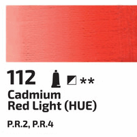 Olejová barva Rosa 45ml – 112 cadmium red light
