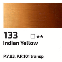 Olejová barva Rosa 45ml – 133 indian yellow