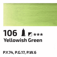 Olejová barva Rosa 45ml – 106 yellow green
