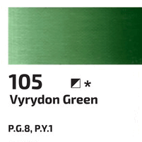 Olejová barva Rosa 45ml – 105 viridian green