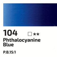 Olejová barva Rosa 45ml – 104 phthalo blue