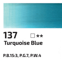 Olejová barva Rosa 45ml – 137 turquoise
