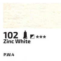 Olejová barva Rosa 45ml – 102 zinc white