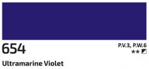 Akrylová barva Rosa 60ml – 654 ultramarine violet