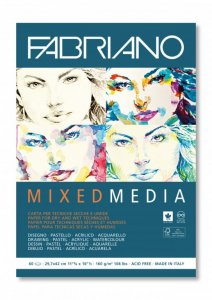 Blok Fabriano mixed media A3 160g 60 listů