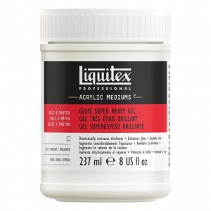 Lesklý super heavy gel Liquitex professional 237ml