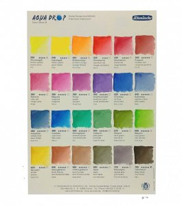Vzorník akvarelových barev Schmincke Aqua drop