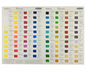 Vzorník akrylových barev Schmincke Primacryl