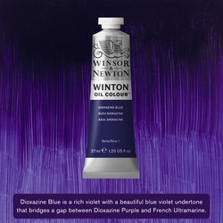 Olejová barva Winton 37ml – 406 dioxazine blue