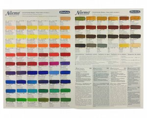 Vzorník olejových barev Schmincke Norma