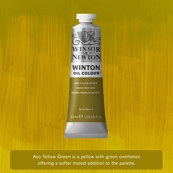Olejová barva Winton 37ml – 280 azo yellow green