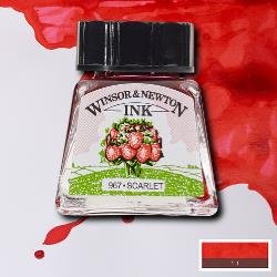 Tuš Winsor Newton 14ml – 601 scarlet