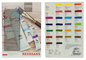 Vzorník kvašových barev Renesans