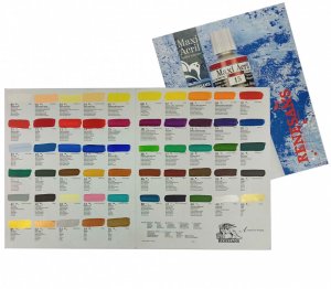 Vzorník akrylových barev Renesans Maxi