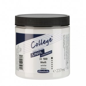 Linorytová barva College 237ml – 100 bílá