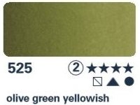 Akvarelová barva Horadam 1/2 – 525 olive green yellowish
