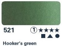 Akvarelová barva Horadam 1/2 – 521 Hooker's green