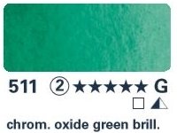 Akvarelová barva Horadam 1/2 – 511 chromium oxide green brilliant