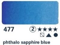 Akvarelová barva Horadam 1/2 – 477 phthalo sapphire blue